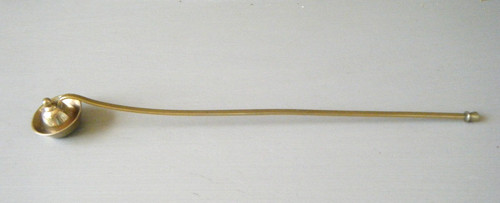 Vtg brass candle snuffer - vtg,